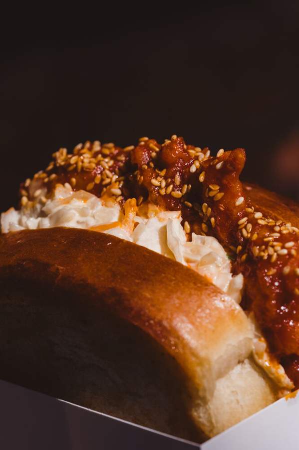 Korean Fried Chicken Toast