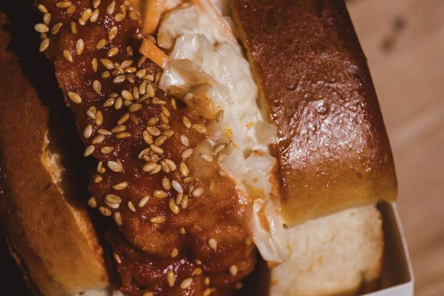 Korean Fried Chicken Toast